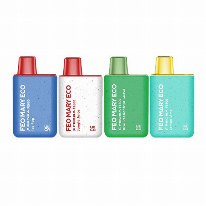 Discount code for 40% discount for Feoba Feo Mary Eco Disposable Vape 600 Puffs at VapeSourcing uk