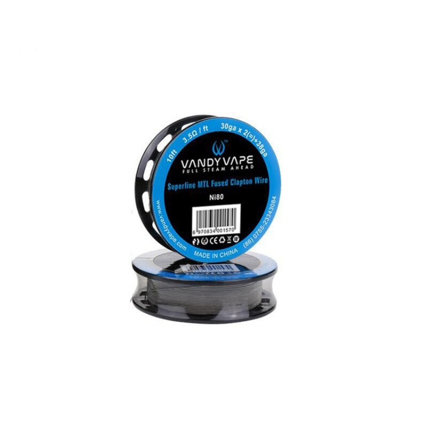 Discount code for 40% discount for Vandy Vape Superfine MTL Fused Clapton Wire at VapeSourcing uk