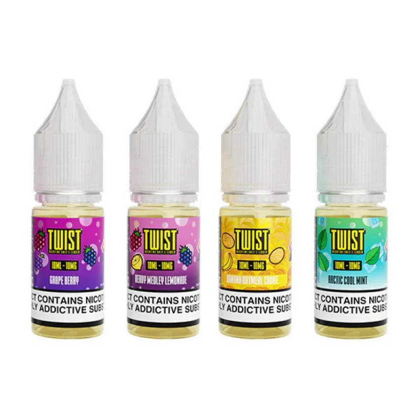 Discount code for 44% discount for Twist Nicotine Salt E-liquid 10ml at VapeSourcing uk