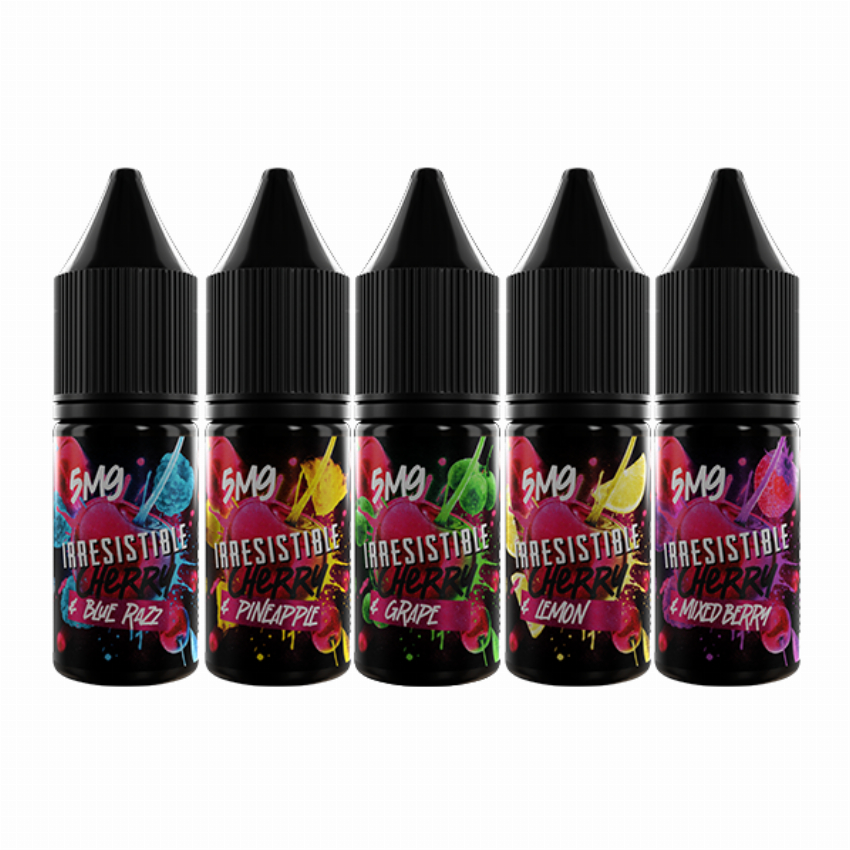 Discount code for 50% discount for Irresistible Nicotine Salt E-liquid 10ml at VapeSourcing uk