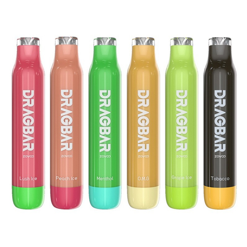Discount code for 50% discount for Zovoo Dragbar 600 Disposable Vape Kit 600 Puffs at VapeSourcing uk