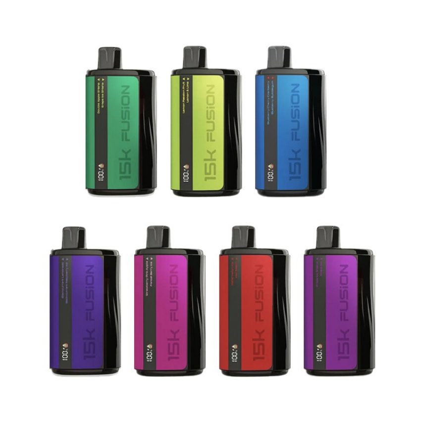 Discount code for 8% discount for Fusion 15K 2 In 1 Dual Tank Disposable Vape 10 packs at VapeSourcing uk