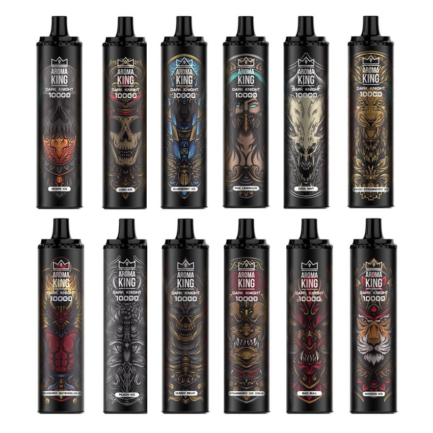 Discount code for 12 99 for Aroma King Dark Knight Disposable Vape Kit 10000 Puffs at VapeSourcing uk