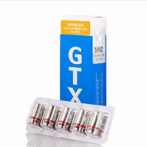 Discount code for UK LIVERY 20% discount for Vaporesso GTX Replacement Coils 5 Pack at VapeSourcing uk