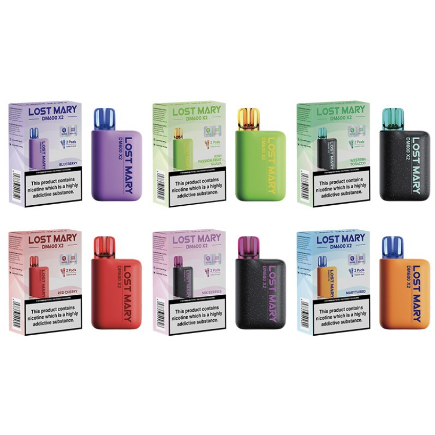 Discount code for LIVERY Lost Mary DM600 X2 Disposable Vape 1200 Puffs at VapeSourcing uk