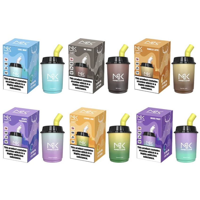 Discount code for UK EE LIVERY 14% discount for Maskking SIP 600 Disposable Vape 10pcs pack at VapeSourcing uk