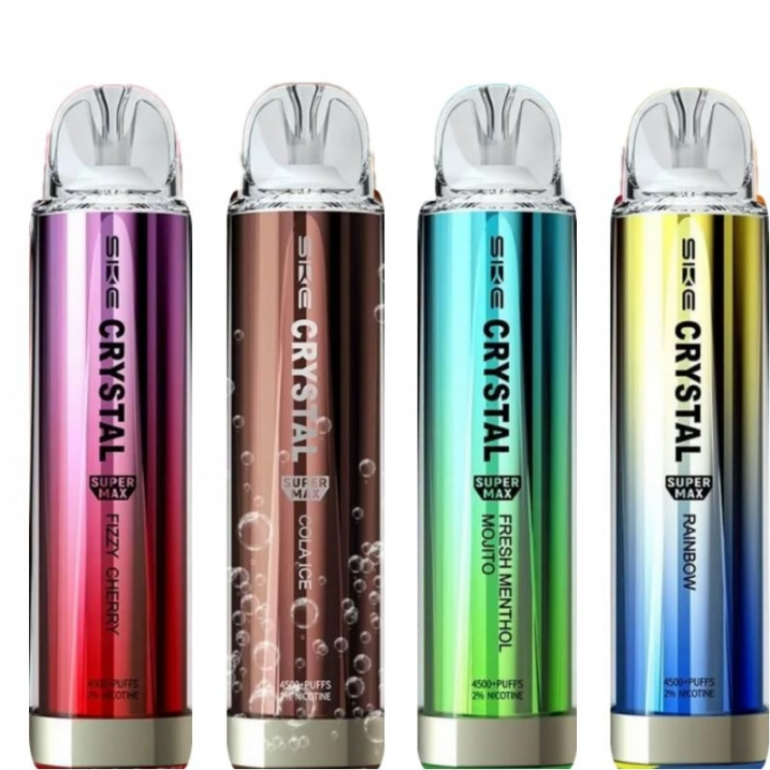 Discount code for Warehouse 18 20% discount for SKE Crystal Super Max Disposable Vape Kit 4500 Puffs at VapeSourcing uk