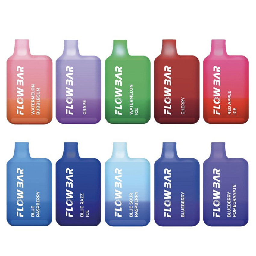 Discount code for Warehouse 25% discount for 10 packs of Flow Bar Disposable Vape 6000 Puffs at VapeSourcing uk