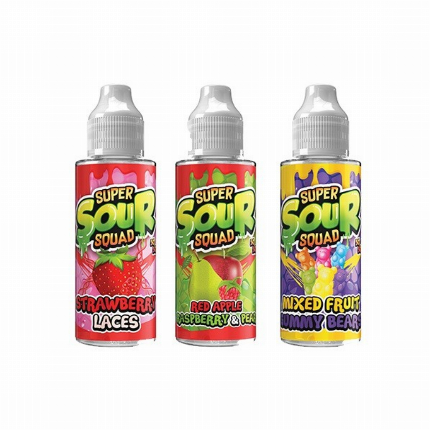 Discount code for Warehouse 44% discount Super Sour Squad Shortfill E-liquid 100ml at VapeSourcing uk