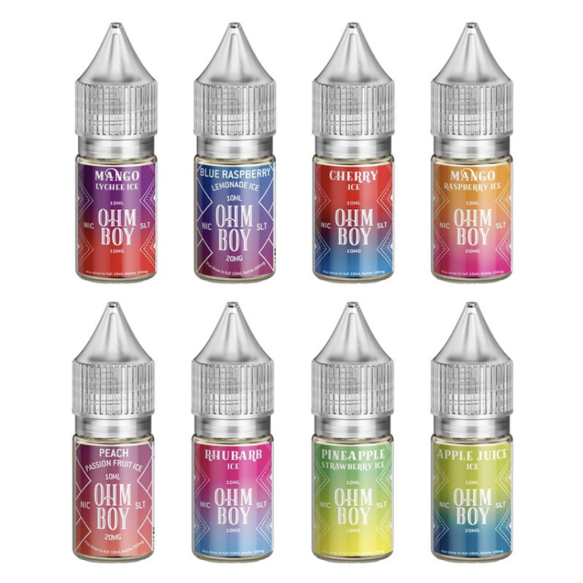 Discount code for Warehouse 50% discount for Ohm Boy SLT Nicotine Salt E-liquid 10ml at VapeSourcing uk