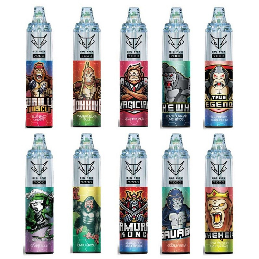 Discount code for Warehouse Save 15 for Gorilla Big Fox 7000 Disposable Vape 10pcs pack at VapeSourcing uk