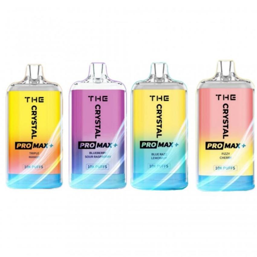 Discount code for Warehouse Save 20 for 10 packs of Crystal Pro Max Plus Disposable Vape 10000 Puffs at VapeSourcing uk