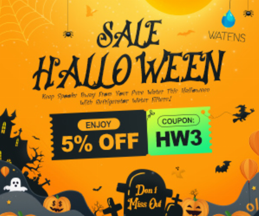 Discount code for 2023 Halloween Sale Coupon-WTS at Watens Filter