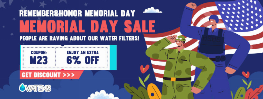 Discount code for 2023 Memorial Day Sale Coupon-WTS at Watens Filter