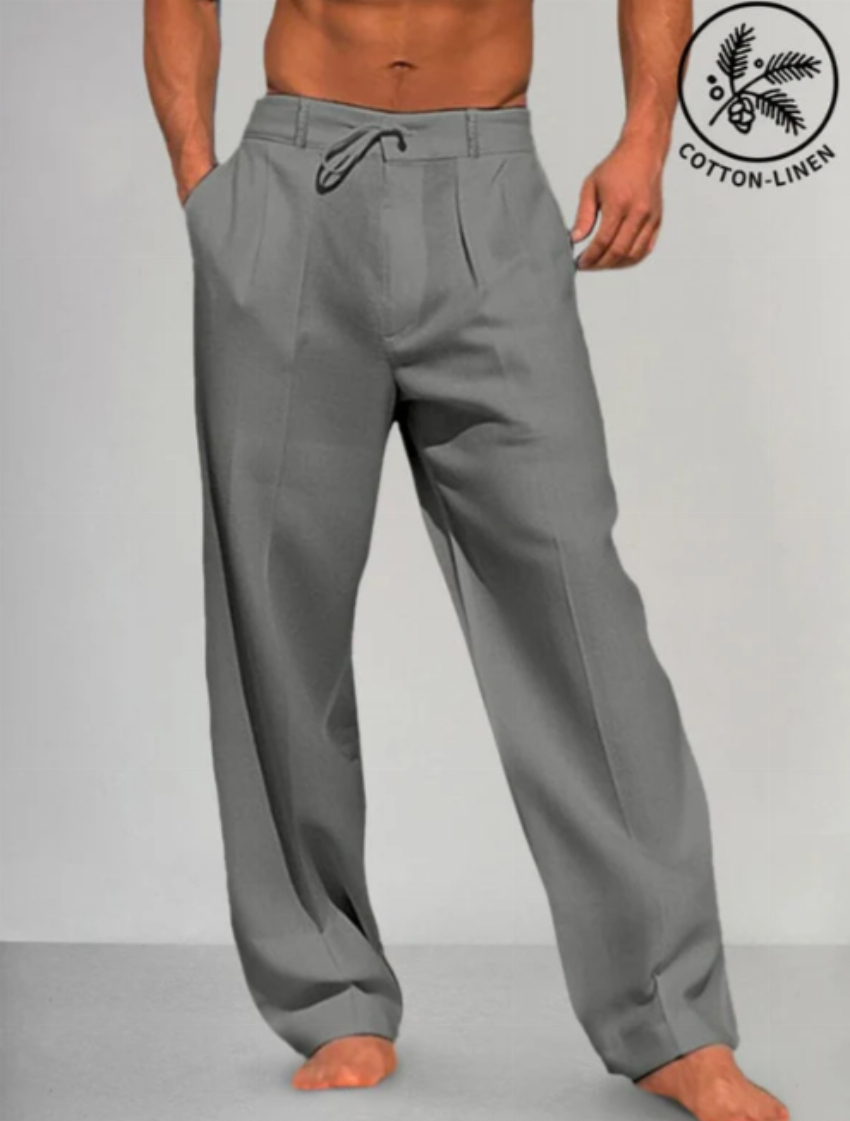 Discount code for 30%Cozy Straight Leg Cotton Linen Pants at www coofandy