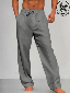 Discount code for 30%Cozy Straight Leg Cotton Linen Pants at www coofandy