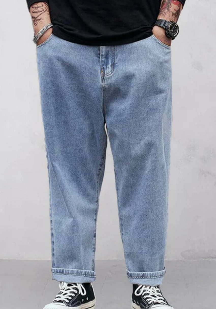 Discount code for 30%off Casual Loose Straight Leg Jeans at www coofandy