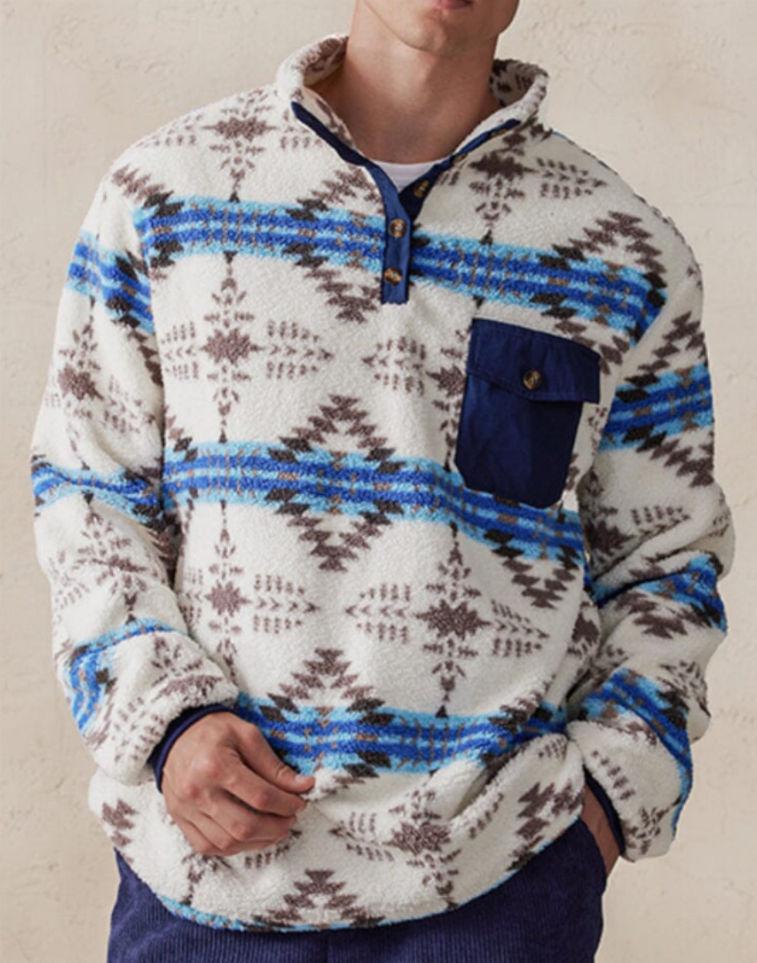 Discount code for 30%off Comfy Printed Fleece Sweatshirt at www coofandy