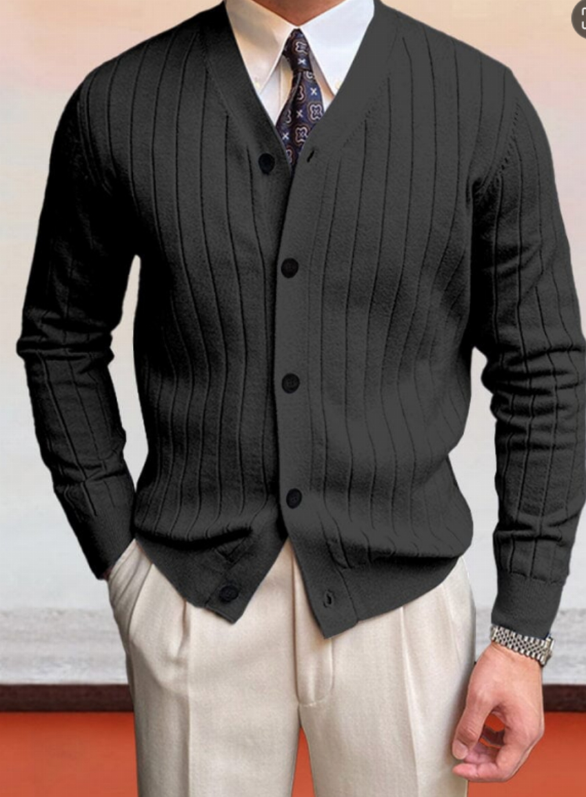 Discount code for 30%off Elegant V-Neck Knit Cardigan at www coofandy