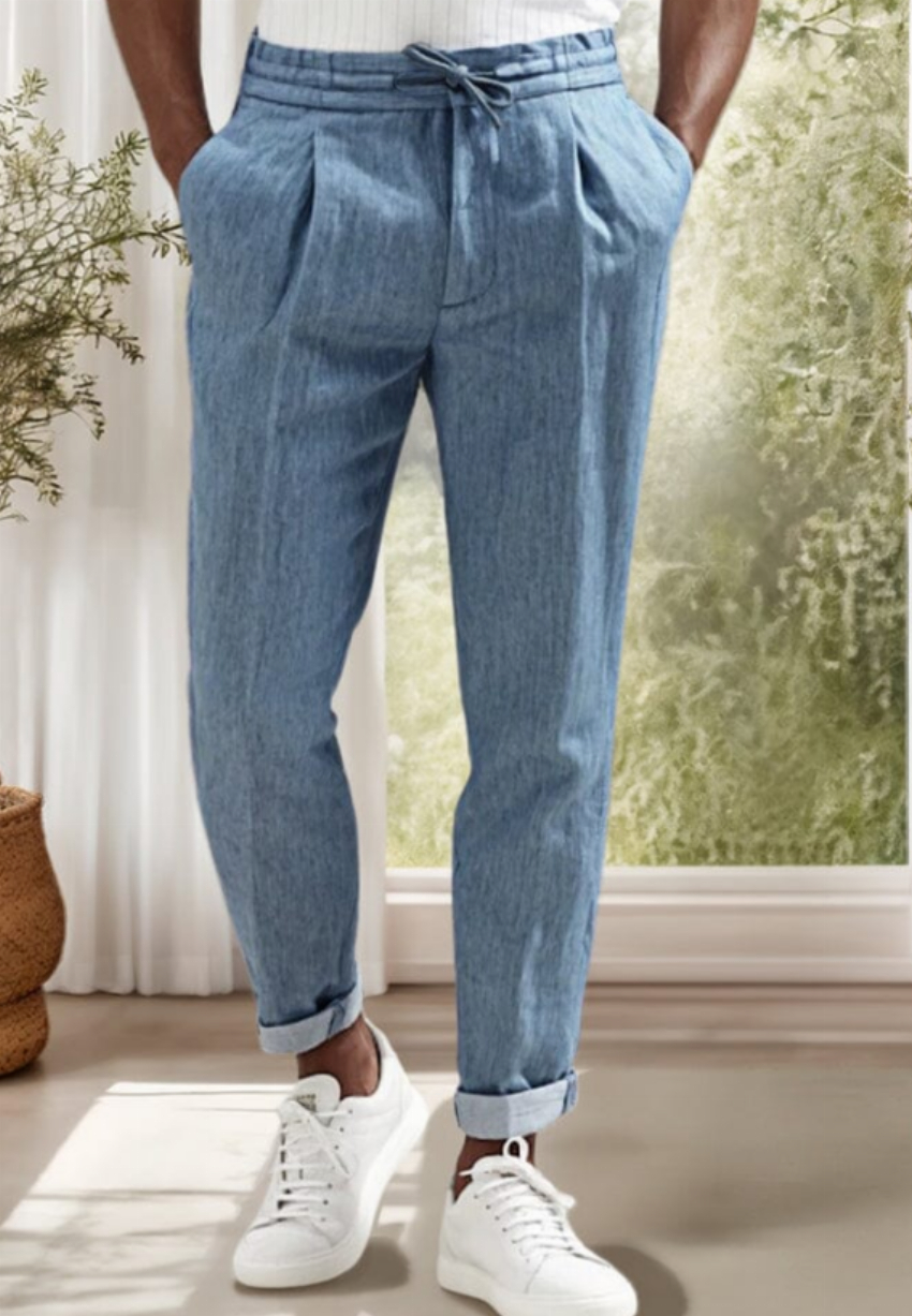 Discount code for 30%off Laidback Luxe Crinkled Tapered Pants at www coofandy