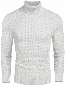 Discount code for 30%Slim Fit Turtleneck Twisted Sweater Only at www coofandy