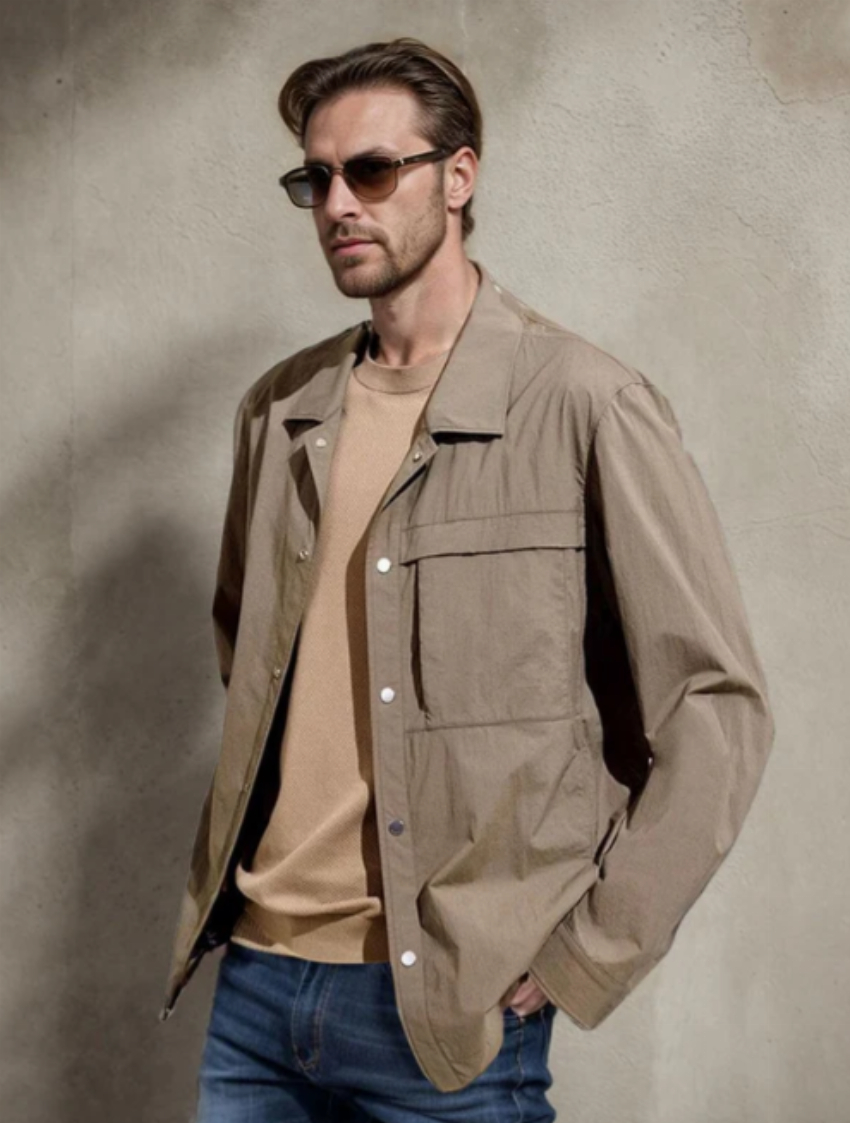 Discount code for 30%Utility Lightweight Pocket Jacket at www coofandy