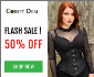Discount code for Flash SALE- 50% discount at www corsetdeal