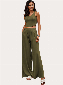 Discount code for 30%Ekouaer Lounge Ribbed Crop Top Pajama Sets at www ekouaer