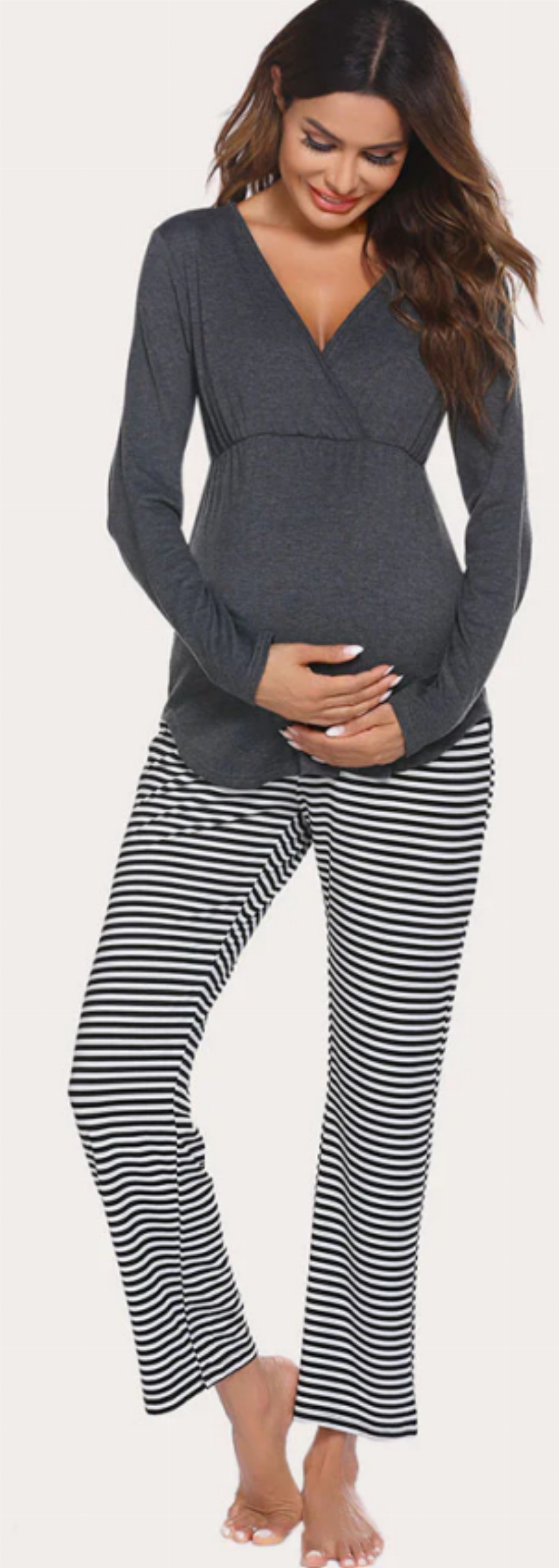 Discount code for 30%off COMFY MATERNITY NURSING PAJAMA TS at www ekouaer