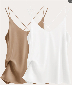 Discount code for 30%off EKOUAER 2-PACK SILK SATIN MISOLE TANK TOP at www ekouaer