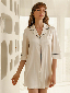 Discount code for 30%off EKOUAER BOYFRIEND STYLE SATIN NIGHTSHIRT NIGHTGOWN at www ekouaer