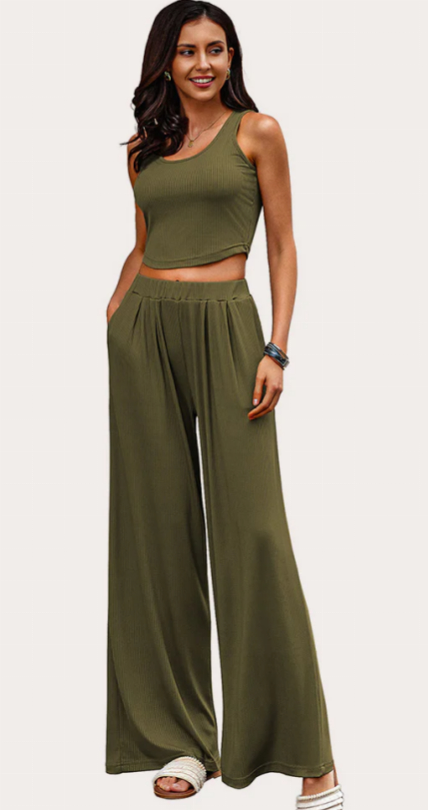 Discount code for 30%off EKOUAER LOUNGE RIBBED CROP TOP PAJAMA TS at www ekouaer