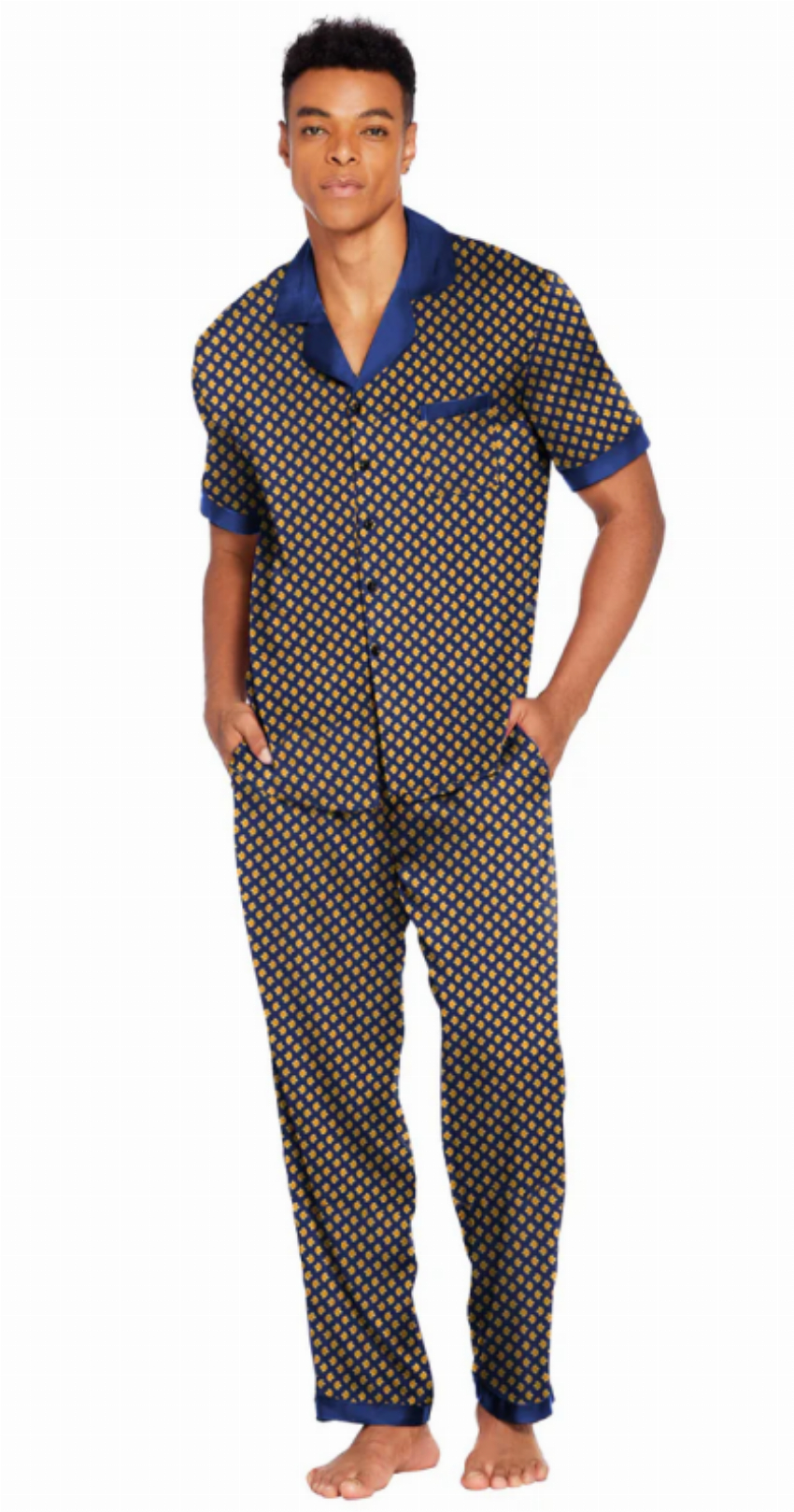Discount code for 30%off EKOUAER MEN CLASSIC SATIN PAJAMAS T at www ekouaer