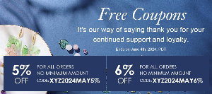 Discount code for 6% discount Storewide Free Coupon at Xyzbeads at Xyzbeads