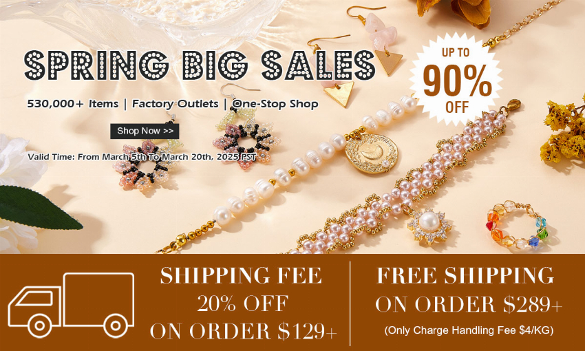 Discount code for Big Sale On Beads Findings Up To 90% discount at Xyzbeads at Xyzbeads