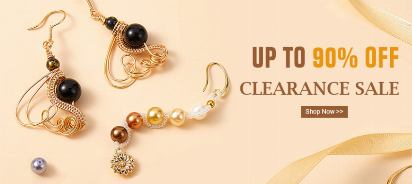 Discount code for Clearance Sale On Jewelry Beads and Findings Up To 90% discount at Xyzbeads