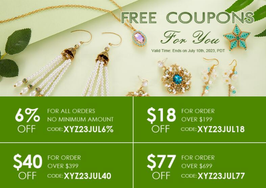 Discount code for 40 OFF for Order Over 399 at Xyzbeads at Xyzbeads