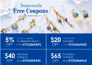 Discount code for 40 OFF for Order Over 499 at Xyzbeads at Xyzbeads