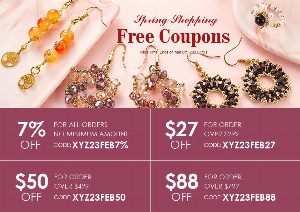 Discount code for 50 OFF for Order Over 499 at Xyzbeads at Xyzbeads