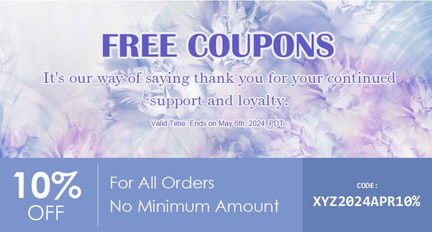 Discount code for Extra 10% discount Free Coupon for All Clients at Xyzbeads at Xyzbeads