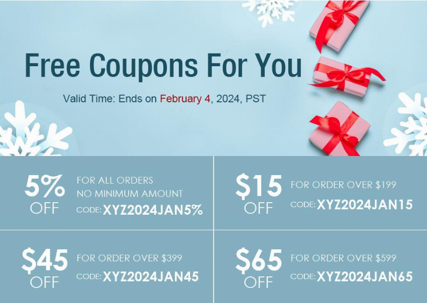 Discount code for Extra 5% discount Free Coupon for All Orders at Xyzbeads at Xyzbeads