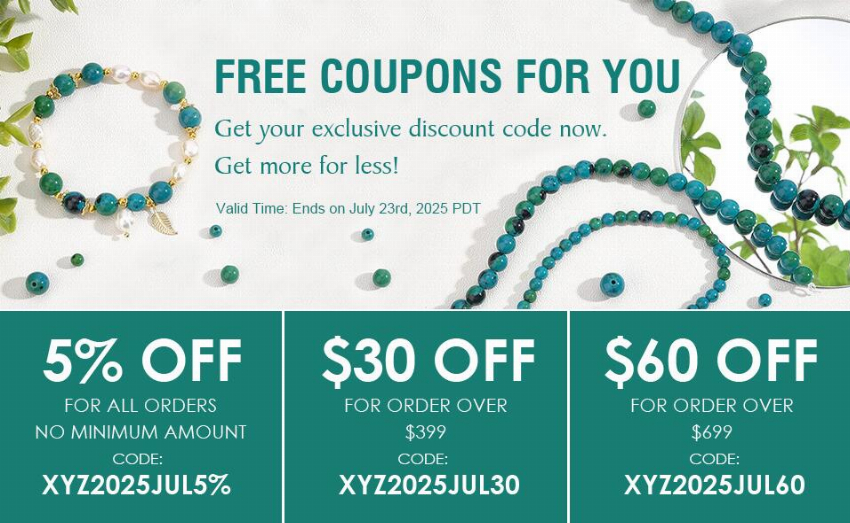 Discount code for Extra 60 OFF Free Coupon for All Clients at Xyzbeads at Xyzbeads