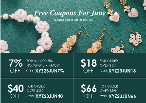 Discount code for Free Coupon 18 OFF on Xyzbeads at Xyzbeads