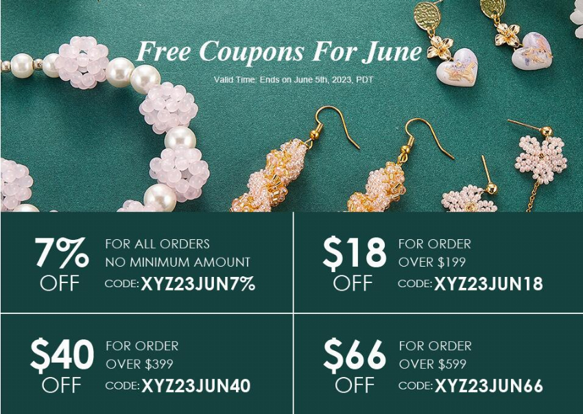 Discount code for Free Coupon 40 OFF on Xyzbeads at Xyzbeads