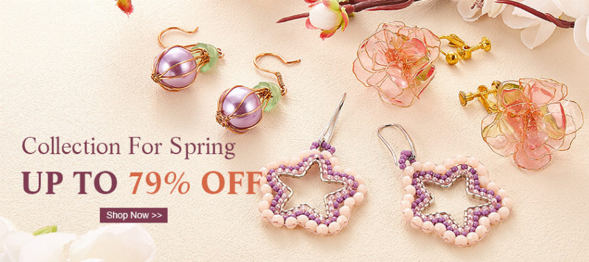 Discount code for Jewelry Beads Findings For Spring Up To 79% discount at Xyzbeads at Xyzbeads