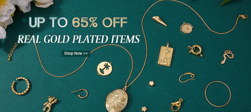 Discount code for Real Gold Plated Jewelry Findings Up To 65% discount at Xyzbeads at Xyzbeads