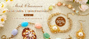 Discount code for Stock Clearance On Beads Findings Wholesale Up To 90% discount at Xyzbeads