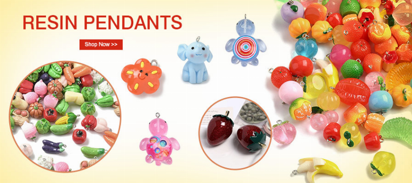 Discount code for Wholesale Resin Pendants at Xyzbeads at Xyzbeads