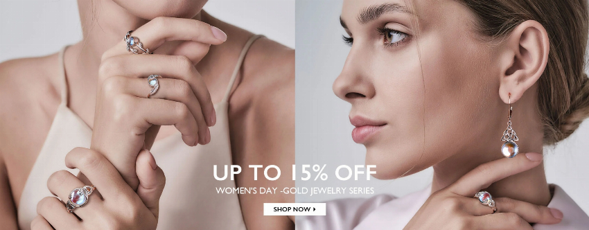 Discount code for Women s Day Gold-jewelry Sales 10% discount at yfn