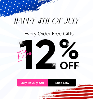 Discount code for Independence Day Sale at Yolissa Hair